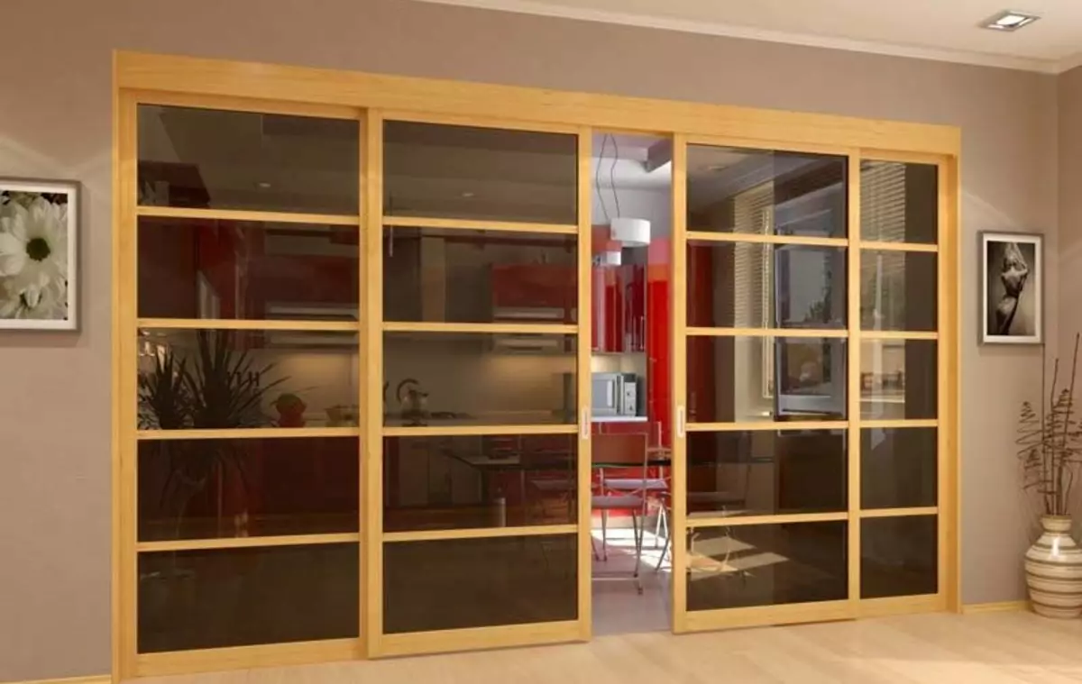 Installation of wooden partitions with their own hands