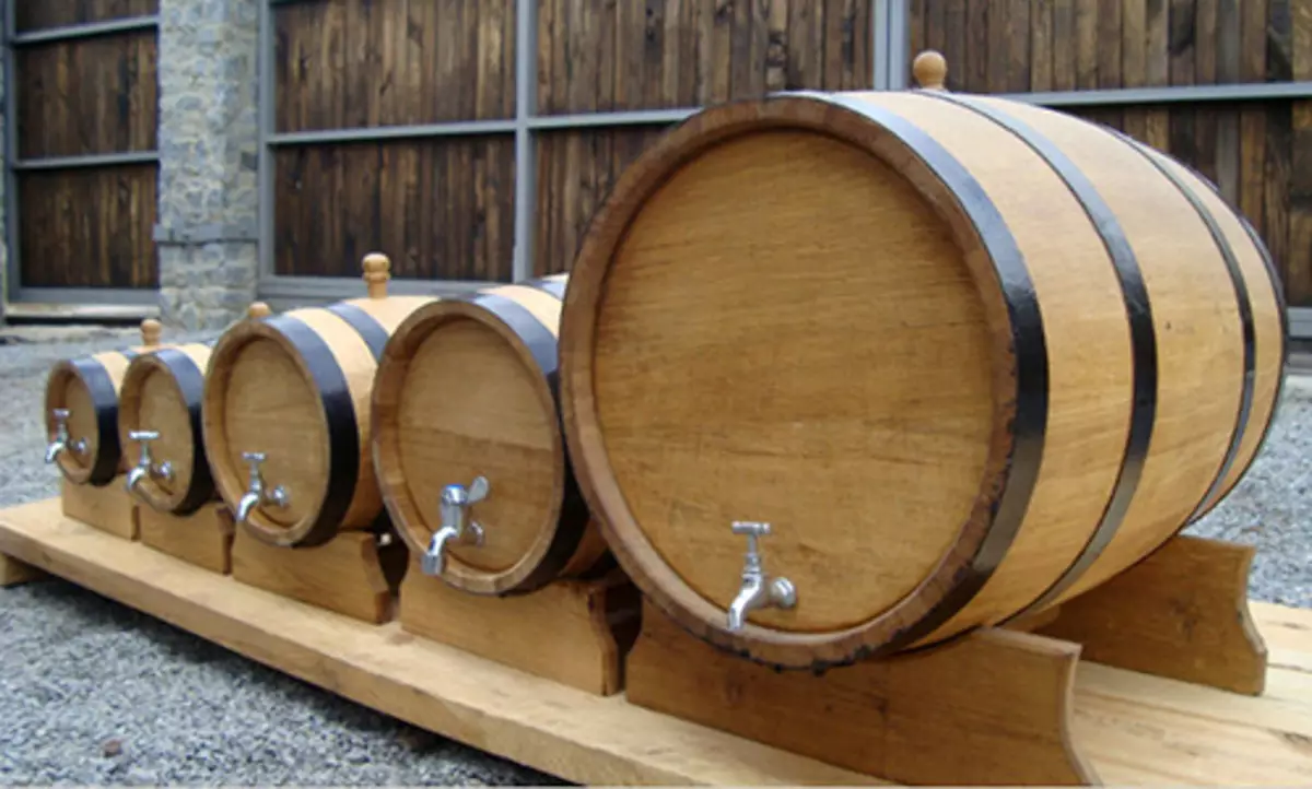 Wooden barrel: Making your own hands