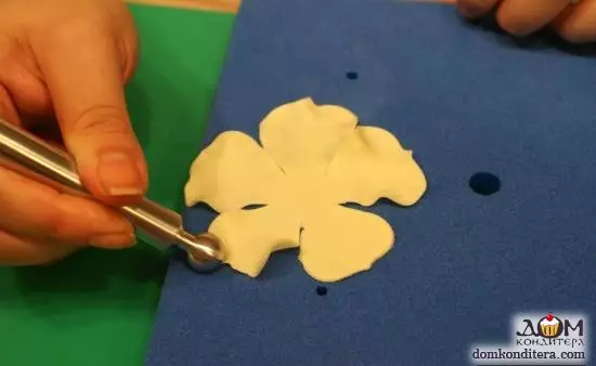 Цвеќиња направени од мастика со свои раце Стегавјово за свадбени колачи со видео