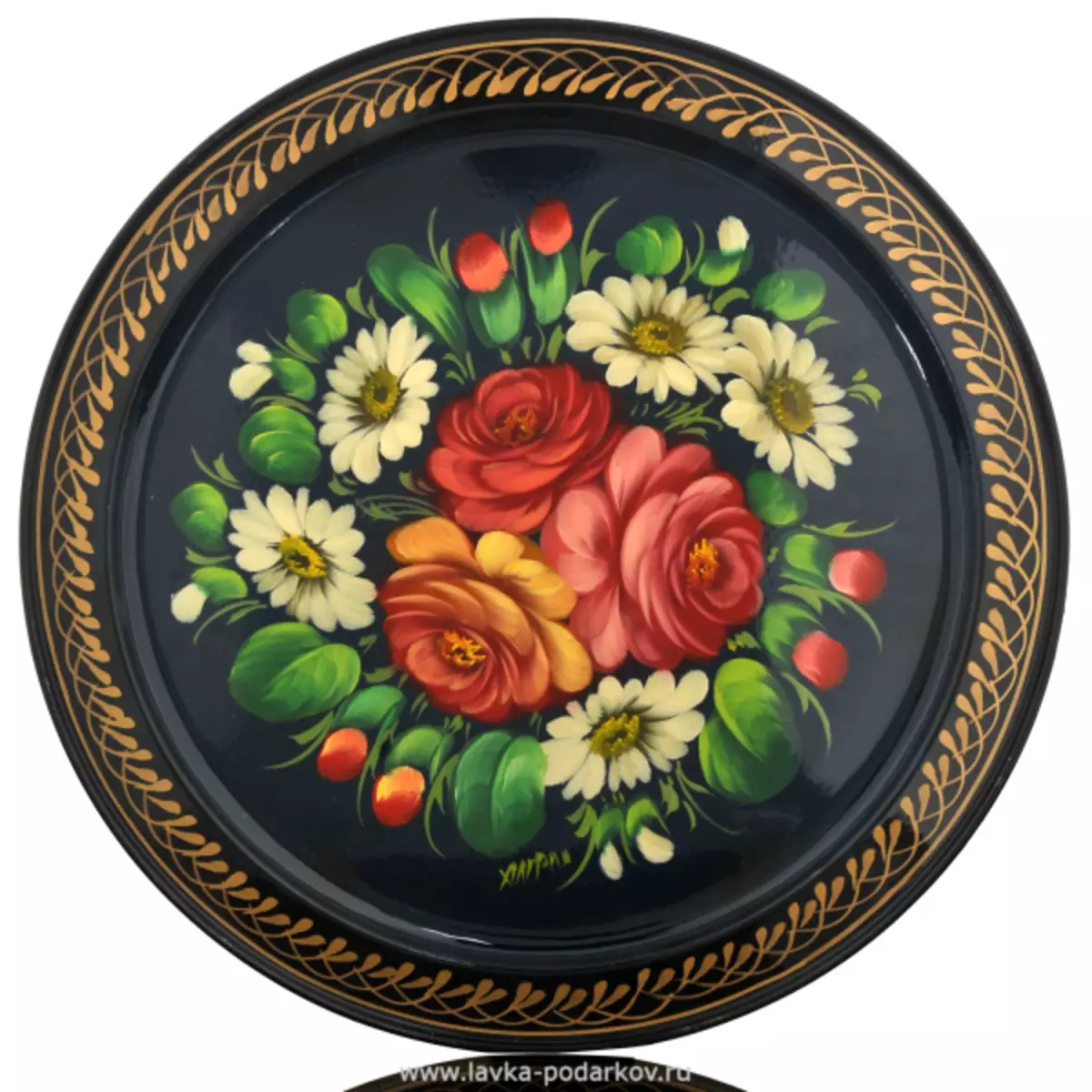 Zhostovskaya malba: Jak nakreslit květiny a listy postupně s videem