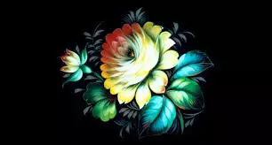Zhostovskaya malba: Jak nakreslit květiny a listy postupně s videem
