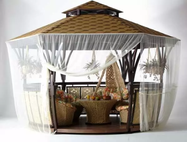 坐落架蚊帳 - 尺寸，形狀和使用