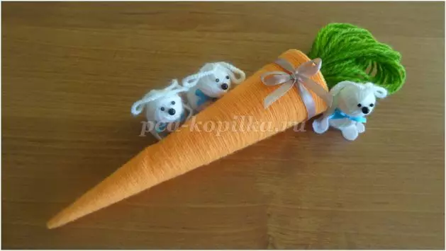 Zeleninové řemesla Udělejte to sami z papíru a soleného těsta