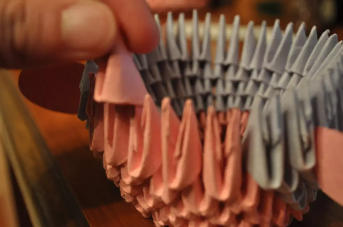 Modular origami: Pig