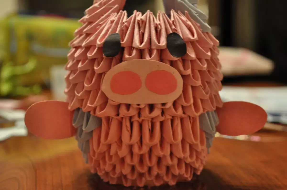 Origami modular: porc