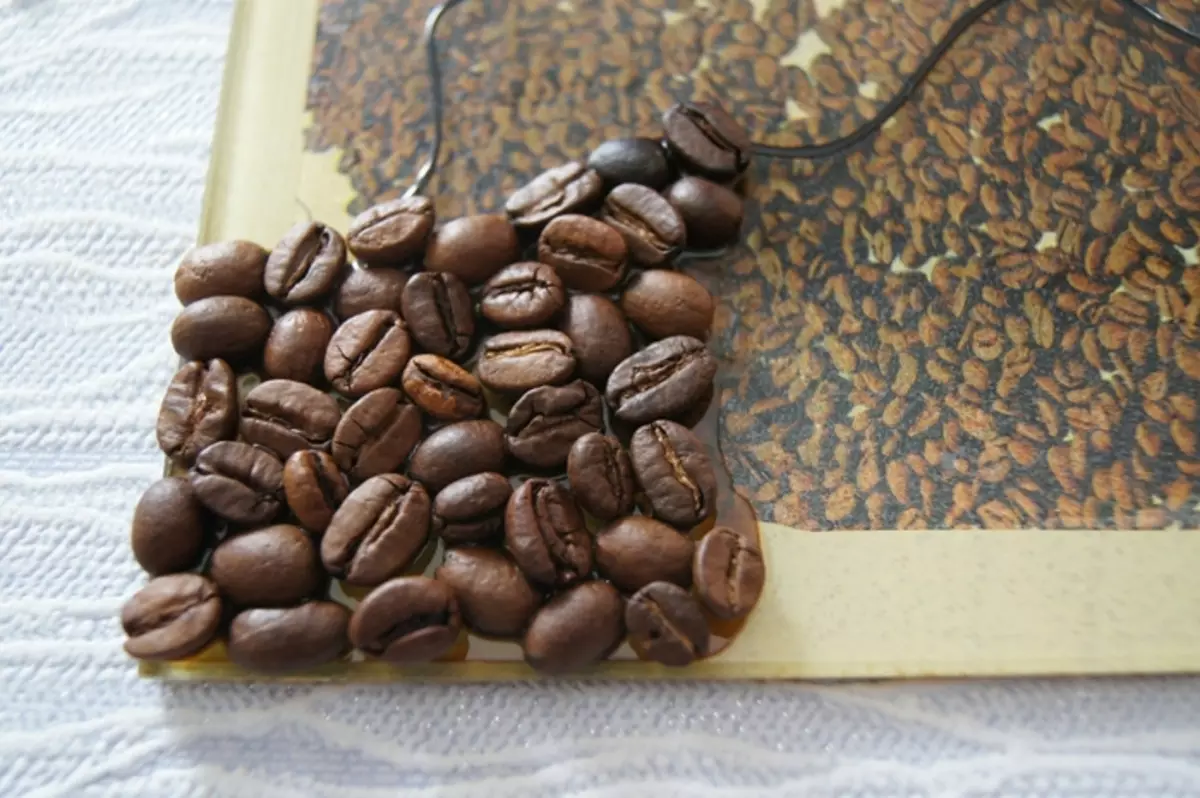 Master class on crafts from coffee beans do it yourself with photos and videos