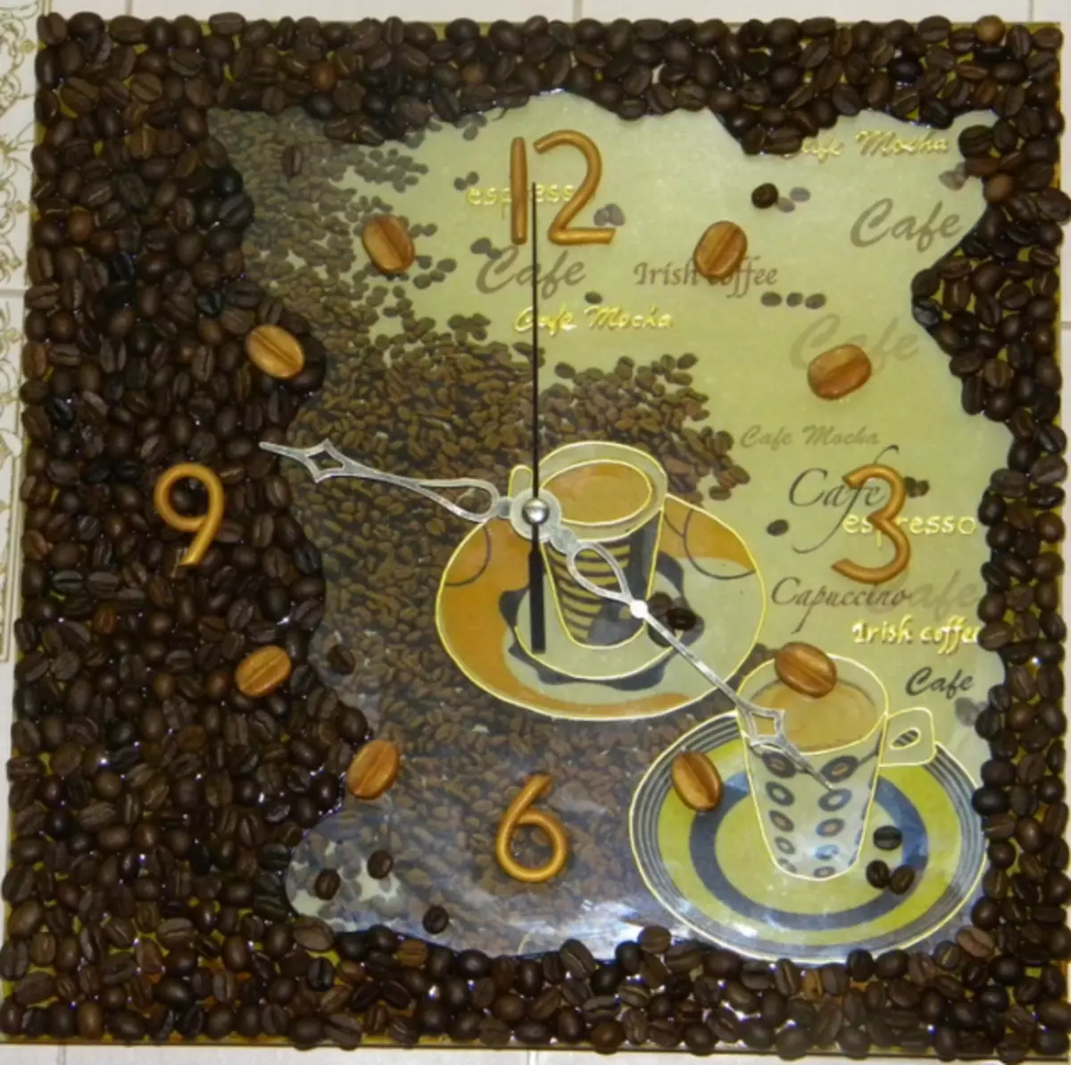 Master class on crafts from coffee beans do it yourself with photos and videos