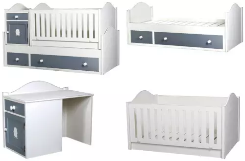 बच्चों के बिस्तर, बिस्तर के आकार और बाहरी आयाम