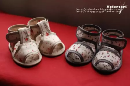 Uşaq ayaqqabıları özünüz bunu edin: bir uşaq üçün sandalet tikmək üçün naxış və master-klass