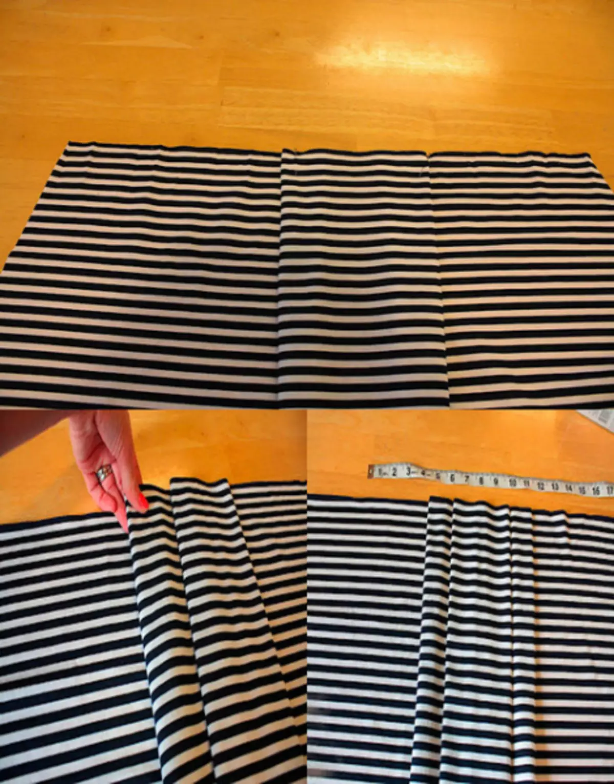 Paano Magtahi ng isang Striped Skirt ng Summer.