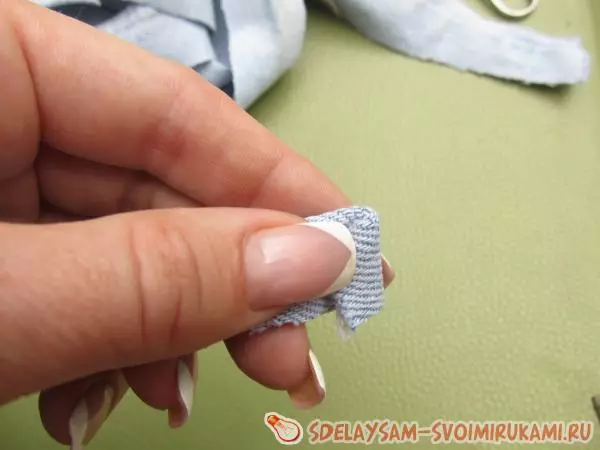 Detalles de Denim coas súas propias mans para a casa: clase mestra con foto