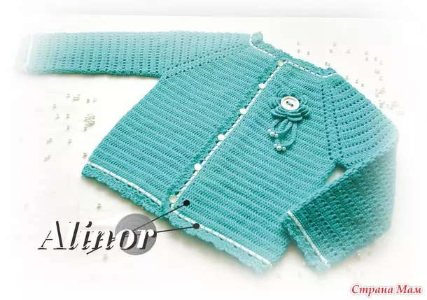 Raglan Crochet de supre: modeloj kun Jamper-skemoj en majstra klaso