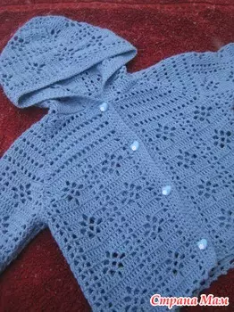 Goitik egindako Raglan Crochet: Master Class-en dauden Jamper eskemak dituzten ereduak