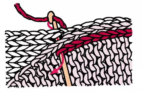 დამაკავშირებელი სვეტი Crochet გარეშე Nakid ფოტოები და ვიდეო