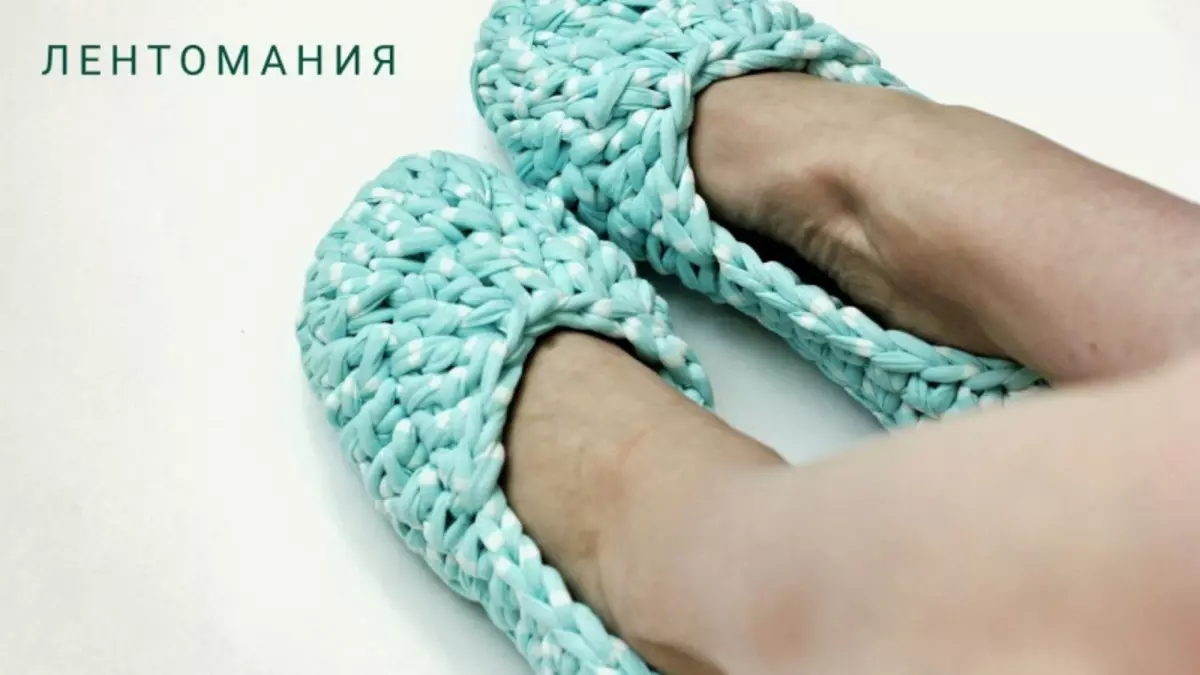 Slippers crochet: Lesona Video ho an'ny vao manomboka amin'ny tetikady