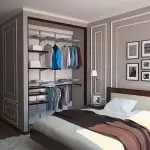 קסם של ארון בגדים בחדר השינה: רעיונות מעניינים לתנאים שונים +84 תמונה