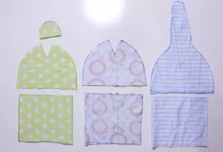 كيفية خياطة قبعة لطفل حديثي الولادة: نمط مع وصف القطع والخياطة