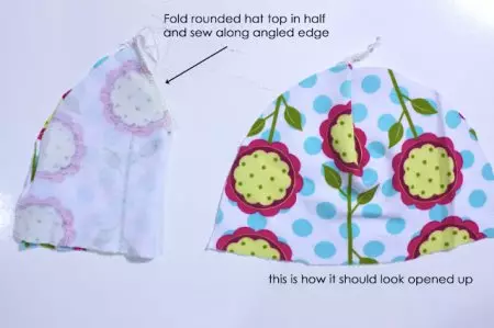 Како шивати шешир за новорођенче: узорак са опис сечења и шивања