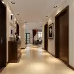 Apšvietimas koridoriuje: stilingi didelių ir mažų apartamentų tirpalai (+62 nuotraukos)
