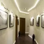 Осветљење у ходнику: Модерска решења за велике и мале апартмане (+62 фотографије)