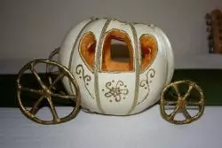 Pumpkin Carriage, jossa on oma kädet: Askel askeleelta ohjeet valokuvilla