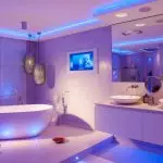 Избор на оптимално осветление за банята [дизайнерски идеи]
