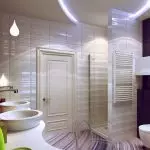 Milih lampu optimal pikeun kamar mandi [desainer ideu]