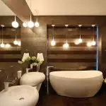 Избор на оптимално осветление за банята [дизайнерски идеи]