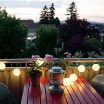 Organisatie van verlichting op het balkon: Verse ideeën, voorbereiding en installatie