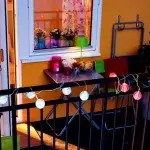 Organisatie van verlichting op het balkon: Verse ideeën, voorbereiding en installatie