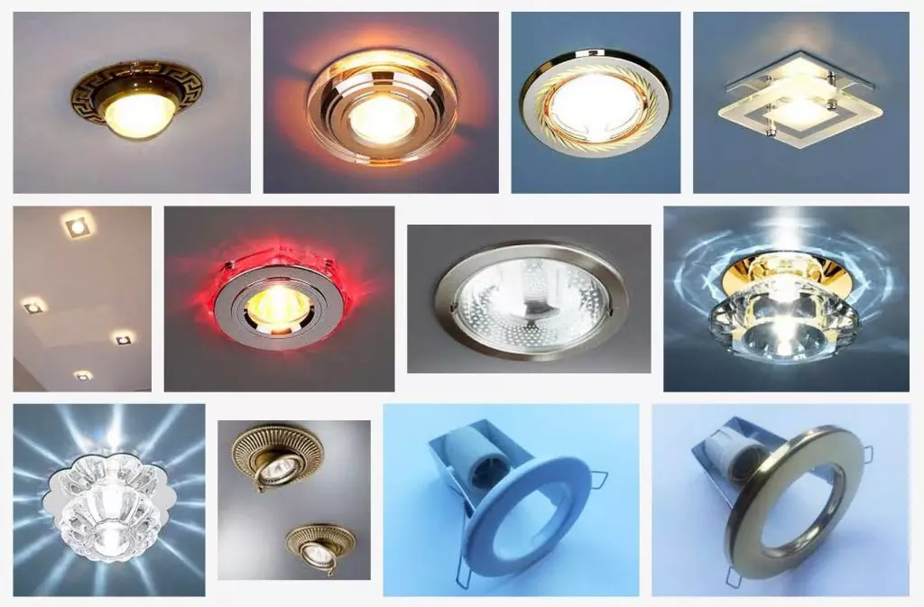 Različite vrste točnih svjetiljki