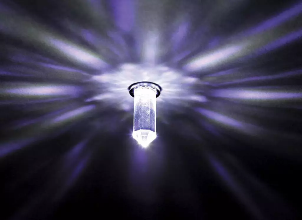 Fiber-optic ceiling lamp