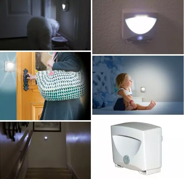 Lampada wireless con sensore di movimento