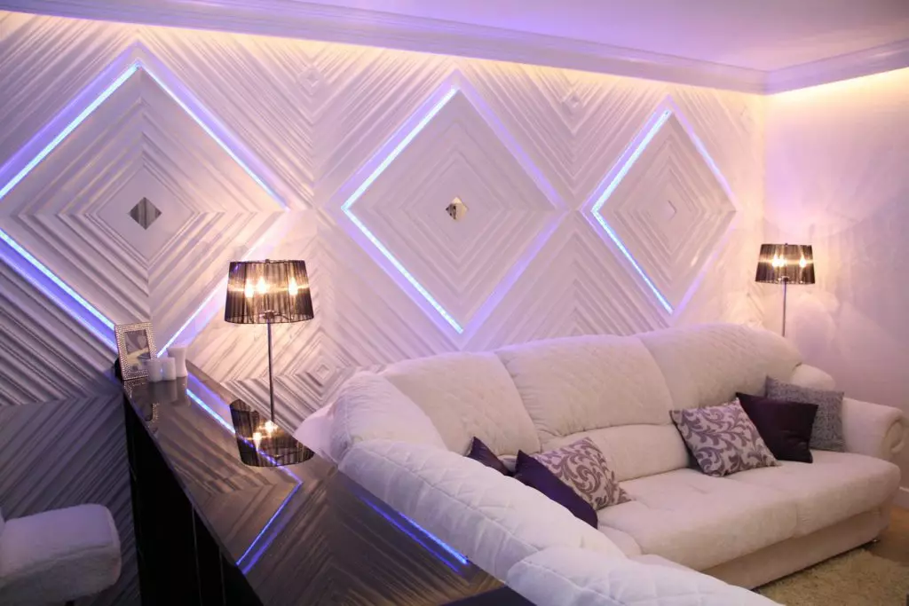 LED háttérvilágító falak