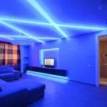 Lampu LED di bahagian dalam apartmen: kebaikan dan keburukan (jenis peranti)
