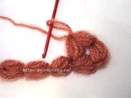 Lush Crochet stulpeliai apskritime: schemos su vaizdo įrašais