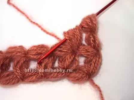 Crochet zutabeak zirkulu batean: bideoarekin eskemak