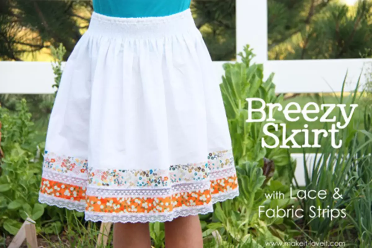 How to decorate the skirt with your own hands