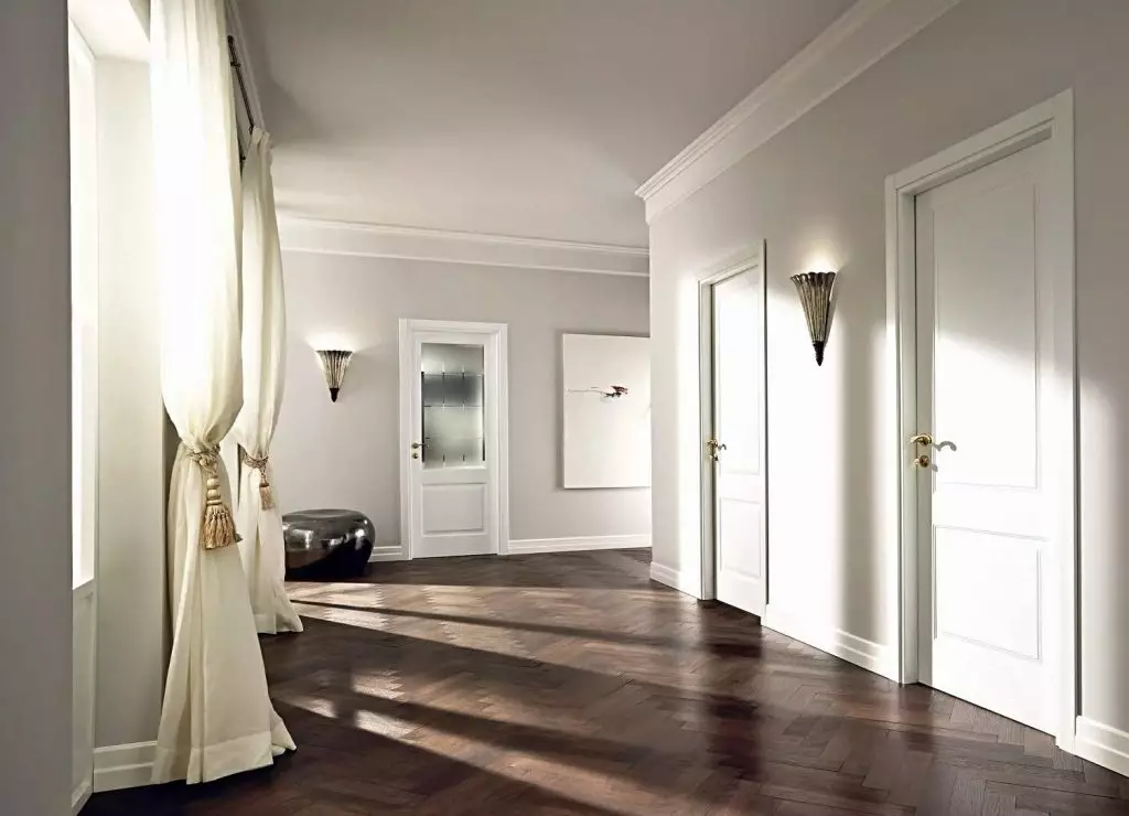White doors in the interior: whether they are suitable for interior