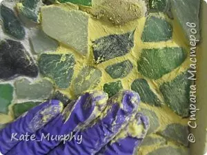 Edalontziaren mosaikoa zure eskuekin sukaldea eta komunak argazki eta bideoarekin