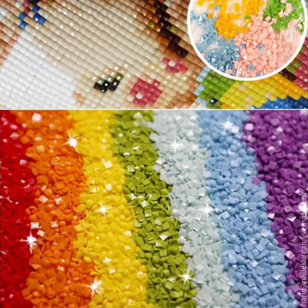Mosaico: as imaxes faino vostede mesmo para nenos con esquemas e fotos
