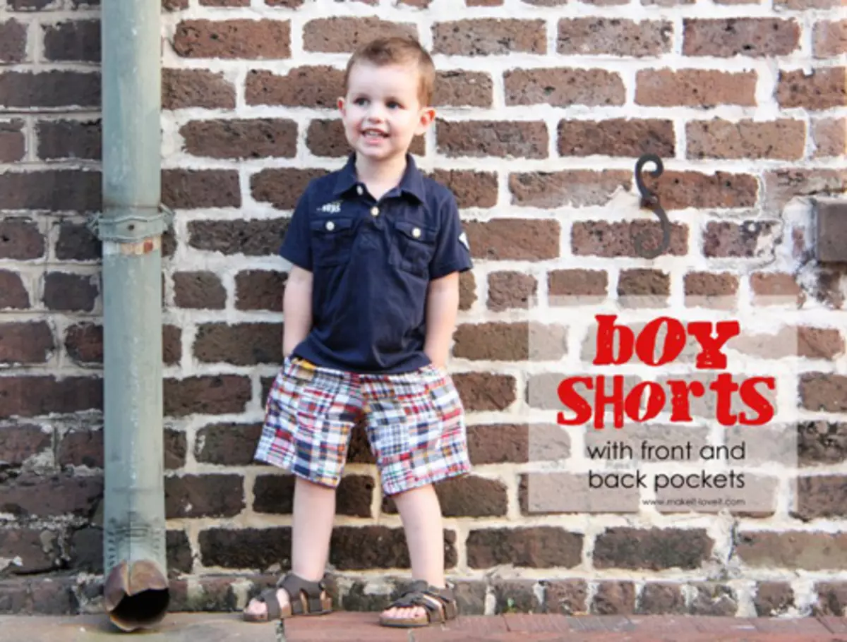 Shorts voor de jongen doen het zelf