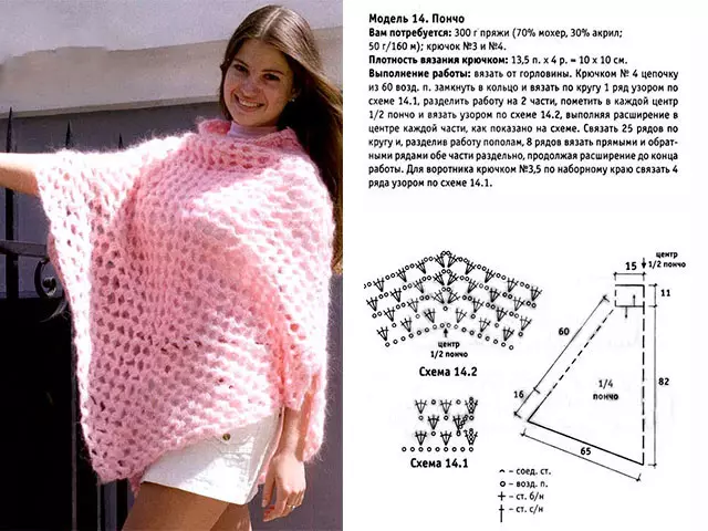 Poncho Crochet：具有針織方案的成人視頻課程