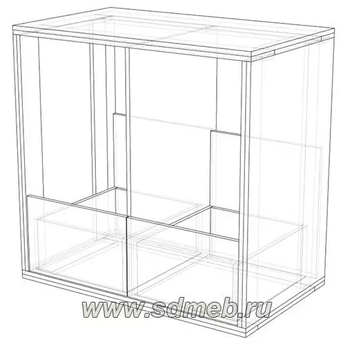 Dresser with your own hands from girlfriend: schemes and drawings