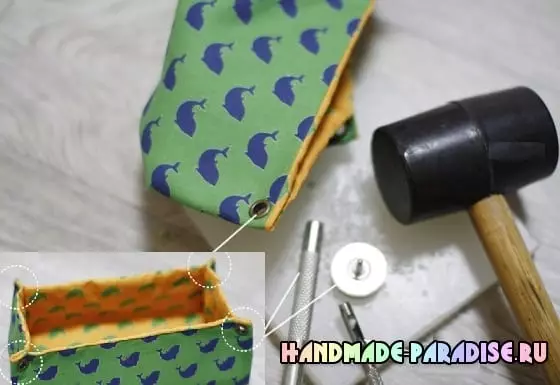 Kako šivati ​​košaro tkanine
