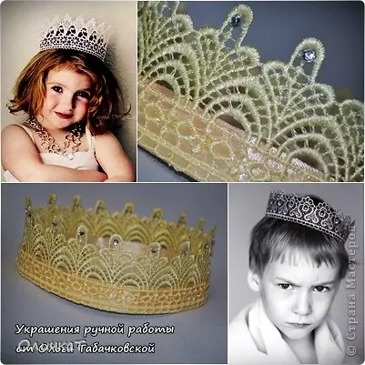 Crown of Lace Do It Yourself: Step-by-Step Master Class dengan foto