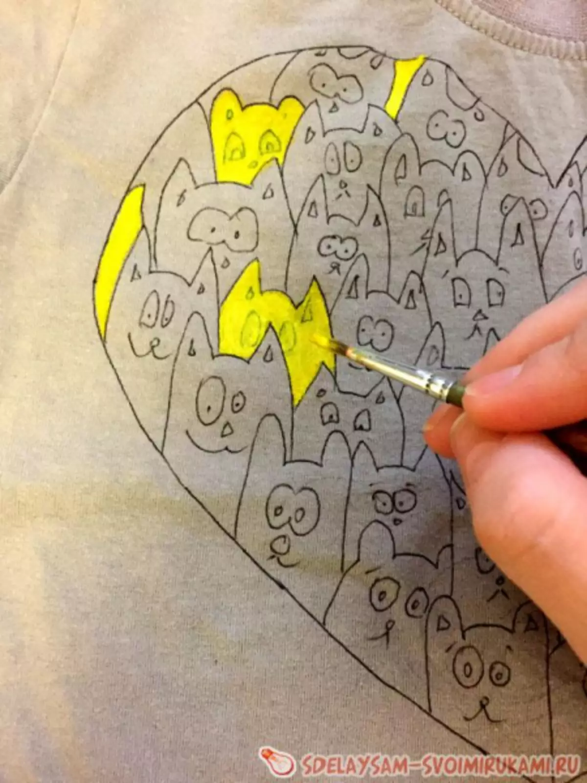 Тениски боядисани: майсторски клас на баня за деца със снимки и видео