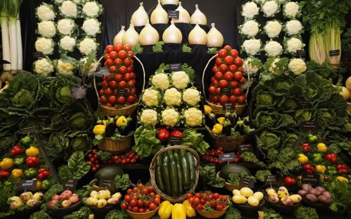 Compositions of vegetables and fruits do it yourself: photo of the darities of autumn