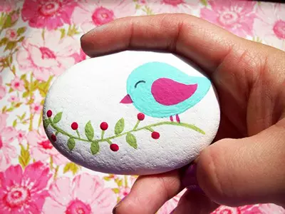 Painting stones acrylic paints: master class for beginners