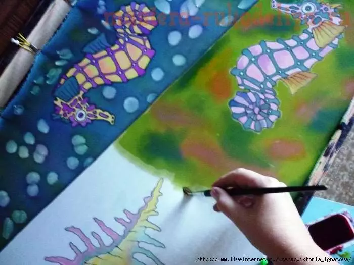 Batik: pintura en tela para principiantes, clase magistral con fotos y videos